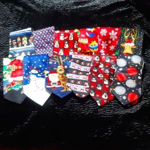 Vintage 11 Christmas Ties